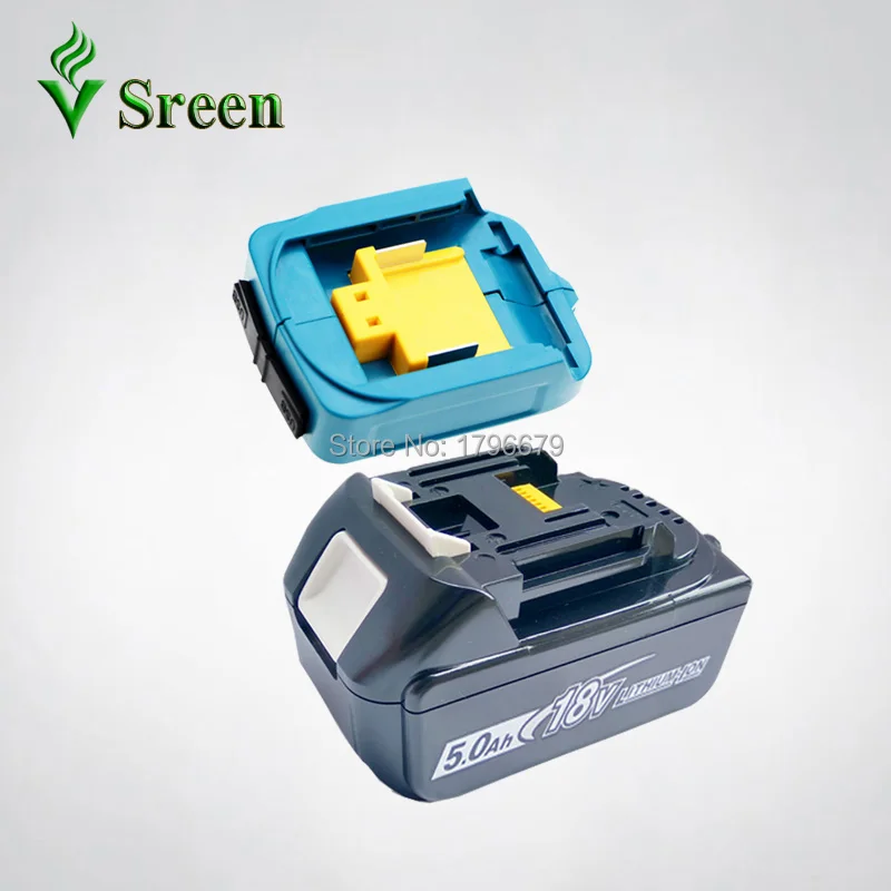 

5000mAh Rechargeable Lithium Ion Power Tool Battery Replacement for Makita 18V BL1850 BL1840 BL1830 LXT with Dual USB Converter