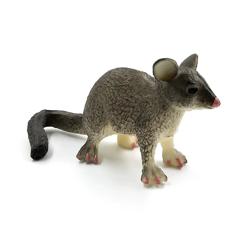 Моделирование леса пластиковые маленькие фигурки животных модель для милый кавайный котик мышь бирманский Opossum мышь украшения фигурки игрушки