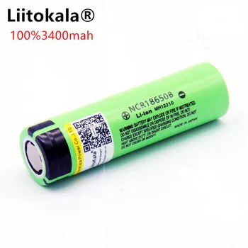 

Liitokala NCR18650 3400mAh New Original NCR18650 3400 Rechargeable Li-ion Battery / Power Bank / Flashlight