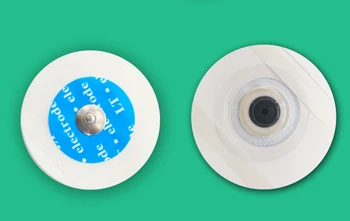 

100pcs / 50pcs / lot Disposable Conductive Electrode Pads with Tab4.0 snaps 45MM for child boy and girl free shipping
