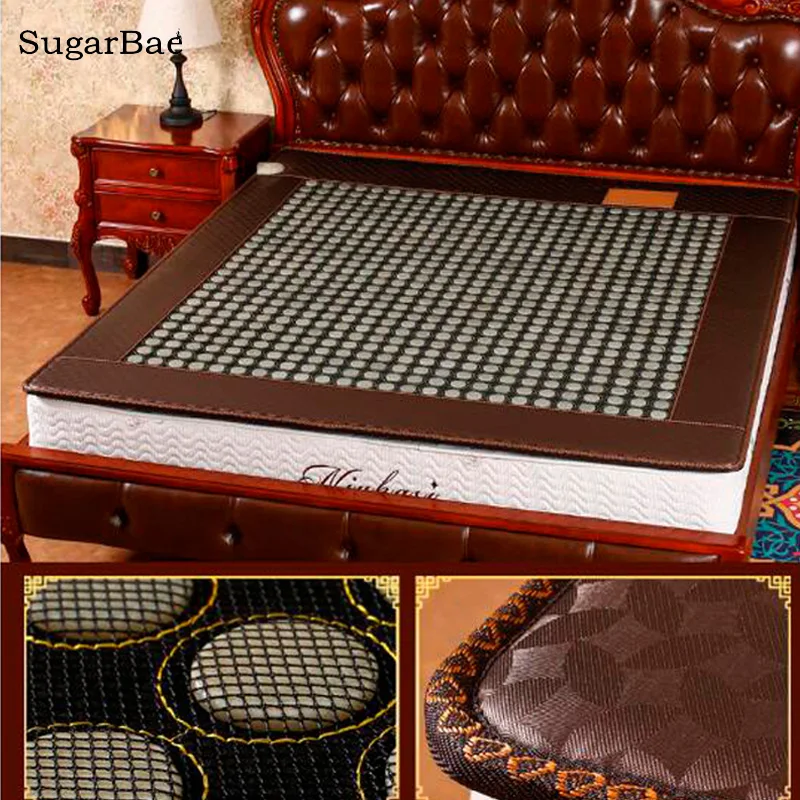 Health Jade Bed Mattress Tourmaline Electric Heating Mattress 4 Design For You Choice 2018in