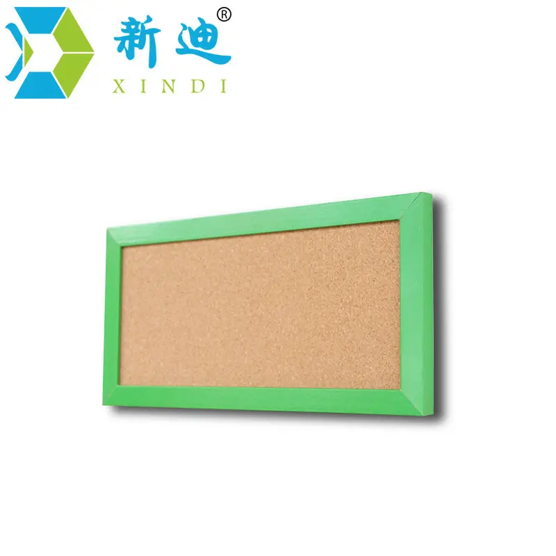 XINDI New 15*30cm MDF Frame Small Notice Bulletin Cork Board Home Decorative Memo Message Pin Board Cork