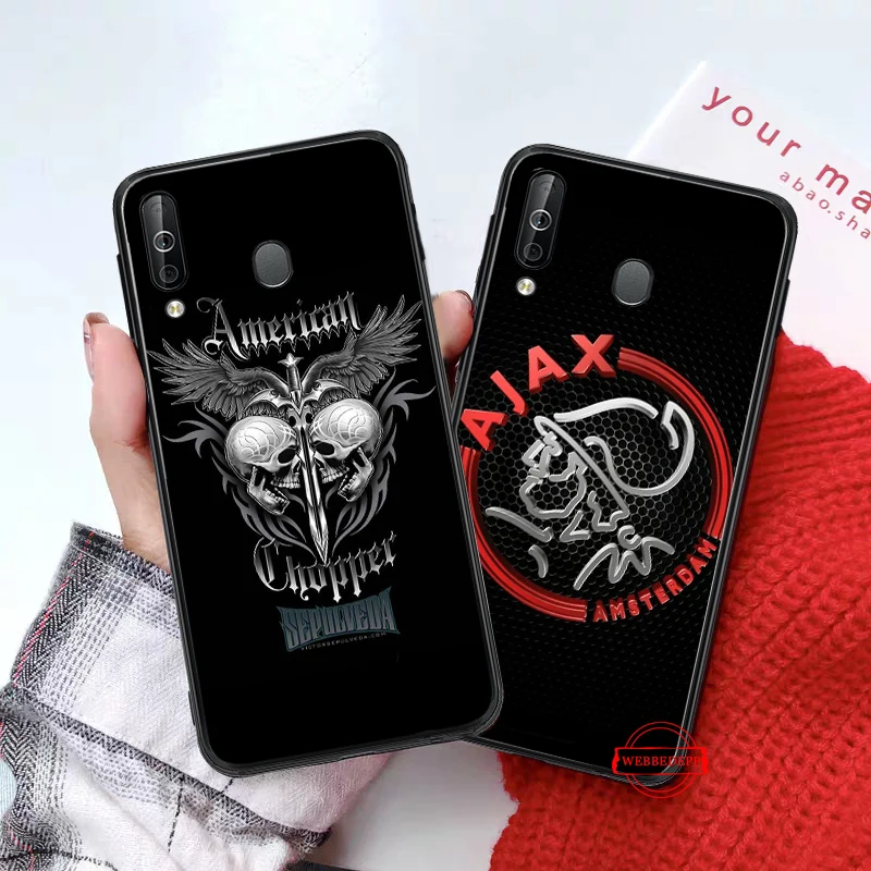 Силиконовый чехол Ajax Team для Samsung A3 A5 A10S A20S A30S A50S A6 Plus 2018 A7 A8 A9 A10 A30 A40 A50 A70 J6|Бамперы| |
