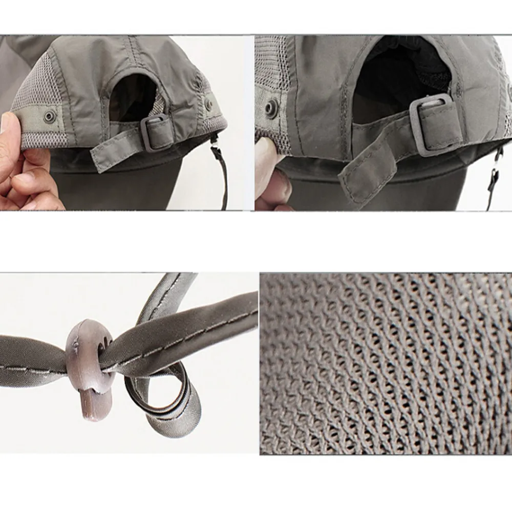 

Outdoor Shading UV Breathable Fishing Cap Climbing Anti-mosquito Hat Camping Hiking Sports Vintage Accessories #3S27