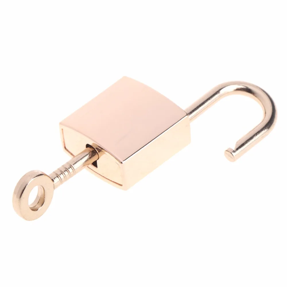 Creative Mini Cacharro Candado Dorado Plata Metal Decoración de libro diario de bloqueo candados Creative Mini Cacharro Candado Dorado Plata Metal Decoración de libro diario de bloqueo candados