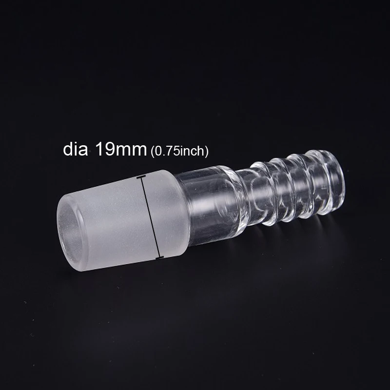 3pcs / paket dia 15mm / 19mm kalikon silikonski cevni priključek shisha adapter za led art narko mp5 chicha narguile povezovalne cevi