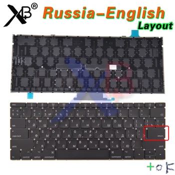 

Laptop A1534 Small Enter RS Russian keyboard Backlight Backlit +Screws for Macbook 12" Small Enter RS Russian keyboard 2015 Year