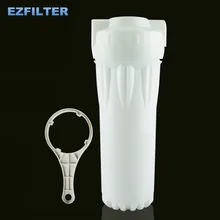 High Pressure RO Filter Bottle Standard 10-inch White Water Filter Housing 1/2
