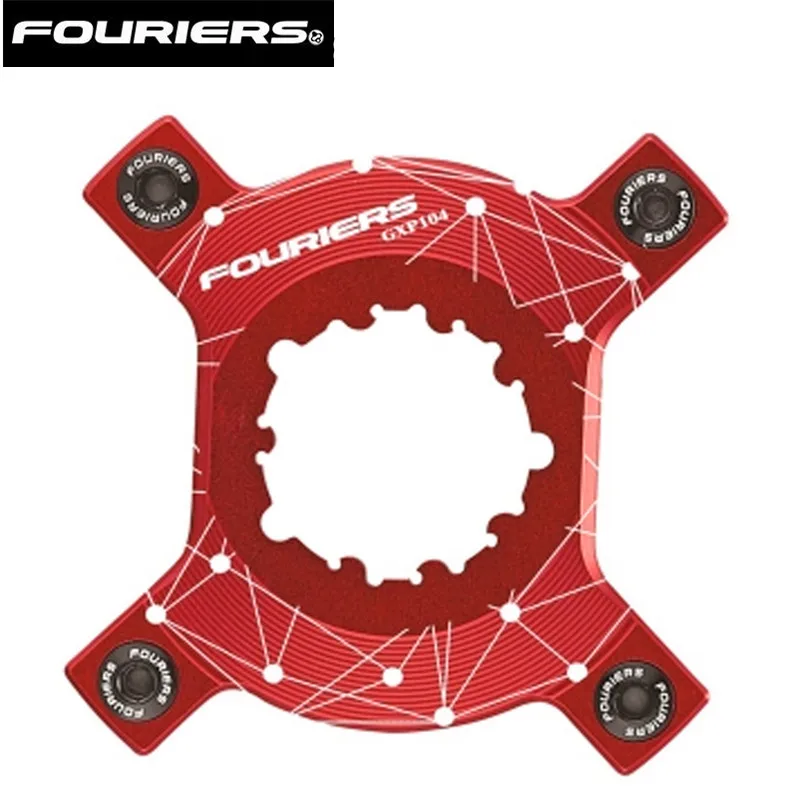 

FOURIERS One piece full CNC machined GXP chainring adapter Compatible with XX1/ X0/ X9 and GXP and BCD 104MM cranks.