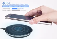 Fast Charge Wireless Charger Nillkin QI Fast Wireless Charging Pad for Galaxy S7,S7 Edge,Note 5,S6 Edge+ s6 edge plus portable