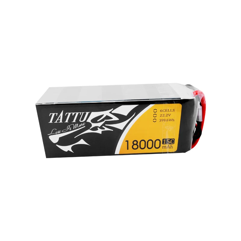 TATTU 18000mAh 22,2 V 6S LiPO аккумулятор 15C для большой нагрузки Multirotor FPV Дрон гексакоптер октокоптер