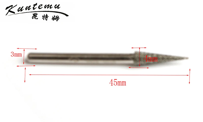 Бесплатная доставка 30 шт. конический Diamond Head установлены точки шлифовальной головки для нефрита металл дерево полировки