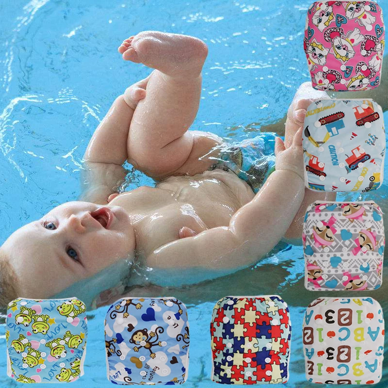 

1pc Baby Cloth Diaper Swimwear Cover Training Reusable Washable Pool Cover Children Kid Boy & Girl Potty Swimming Clothes Diaper
