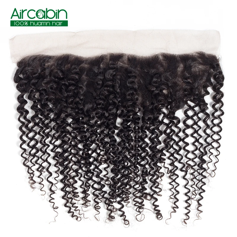 Kinky Curly 3 Bundles with Frontal AirCabin Peruvian Human Remy Hair with Ear to Ear Lace Frontal with Baby Hair Bleached Knots Kinky Curly 3 Bundles with Frontal AirCabin Peruvian Human Remy Hair with Ear to Ear Lace Frontal with Baby Hair Bleached Knots