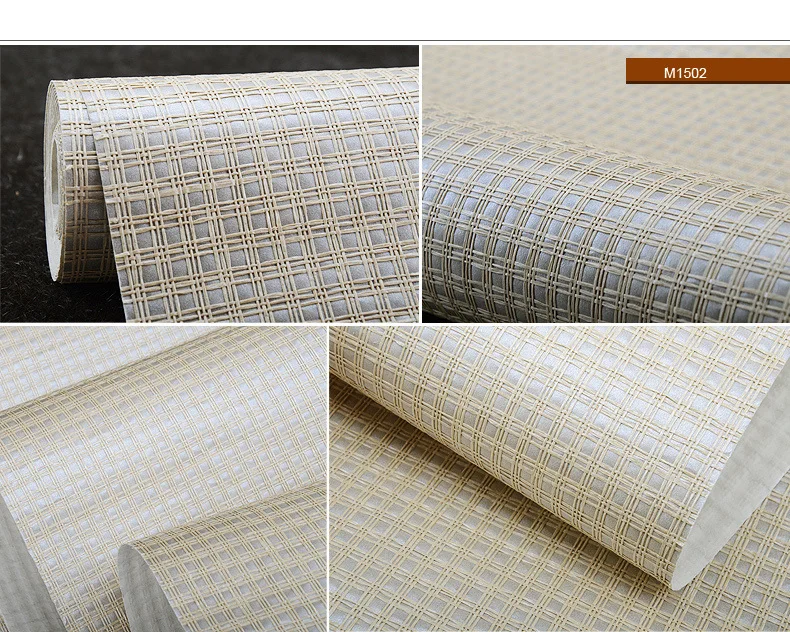 M1501/02/03 paper weave natural textures wallpaper for home office