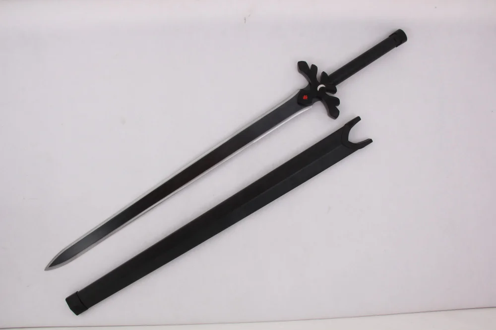 Меч искусство онлайн SAO Kirito UW косплей меч японская игра Аниме Katana углеродистая