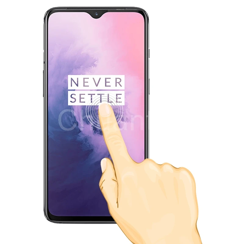 Закаленное стекло премиум класса 75 шт./лот 2.5D для Oneplus 7 полное покрытие экрана