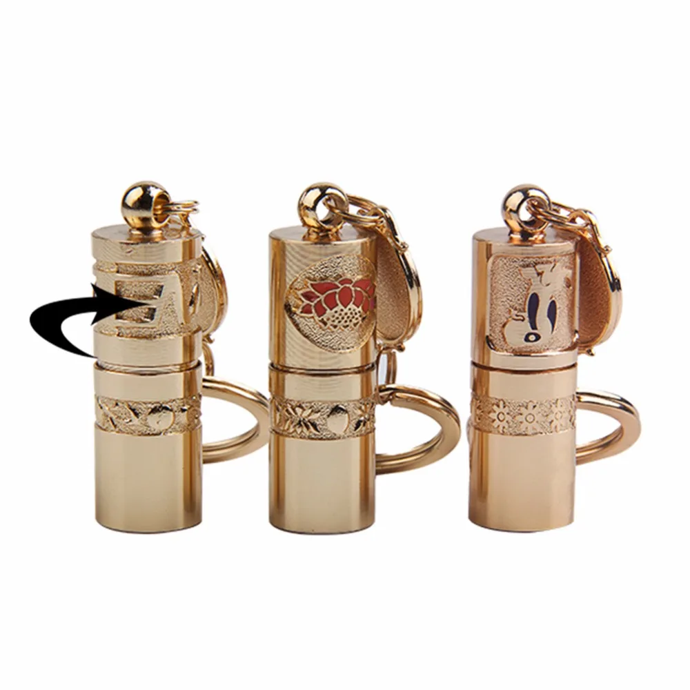 

Mini Torch Powerful LED Keychain Flashlight Waterproof Pocket Light Portable Camping Lantern With Battery And Rotation Switch
