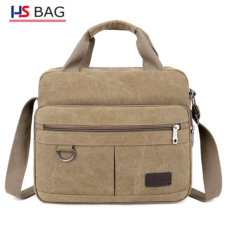 

Men's single shoulder bag multilayer high-capacity portable oblique satchel han edition business