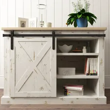 DIYHD 3" мини-фурнитура для двери сарая, деревянный шкаф, Маленькая фурнитура для двери сарая, чтобы повесить 1 дверь(без шкафа