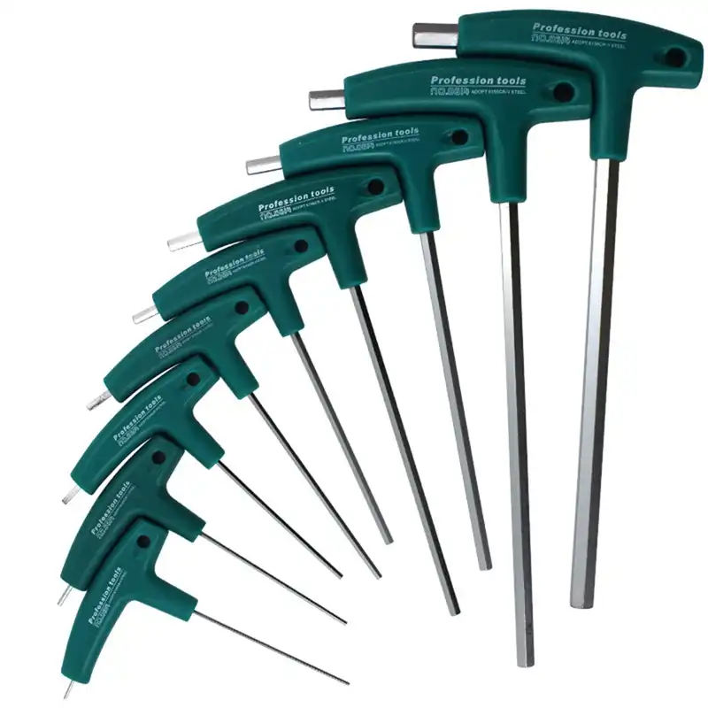 Steel Hex Key Set Wrench T-type Allen Repair Furniture Universal Hand Tool