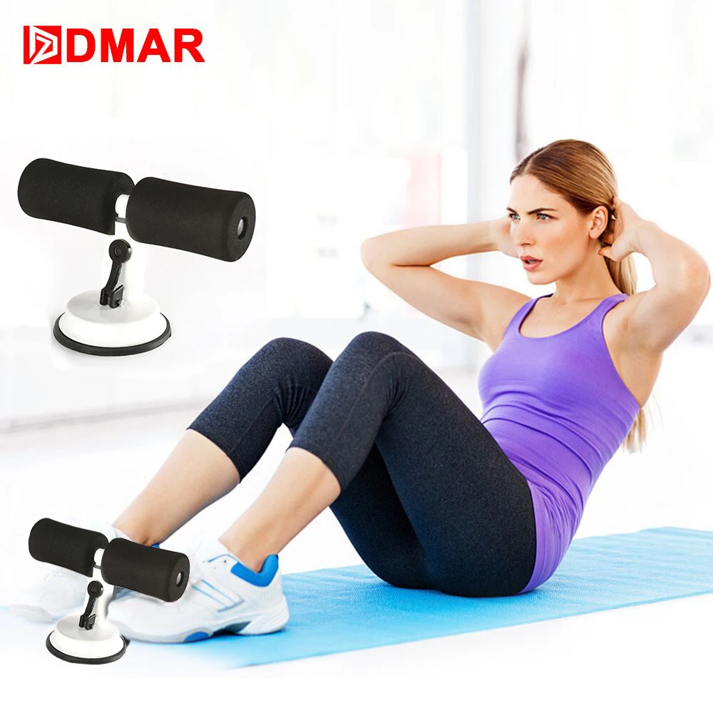 

Adjustable Sit Up Assistant Abdominal Core Workout Fitness Strength Training Sit up Assist Exercise Fitness Equipment Home Black