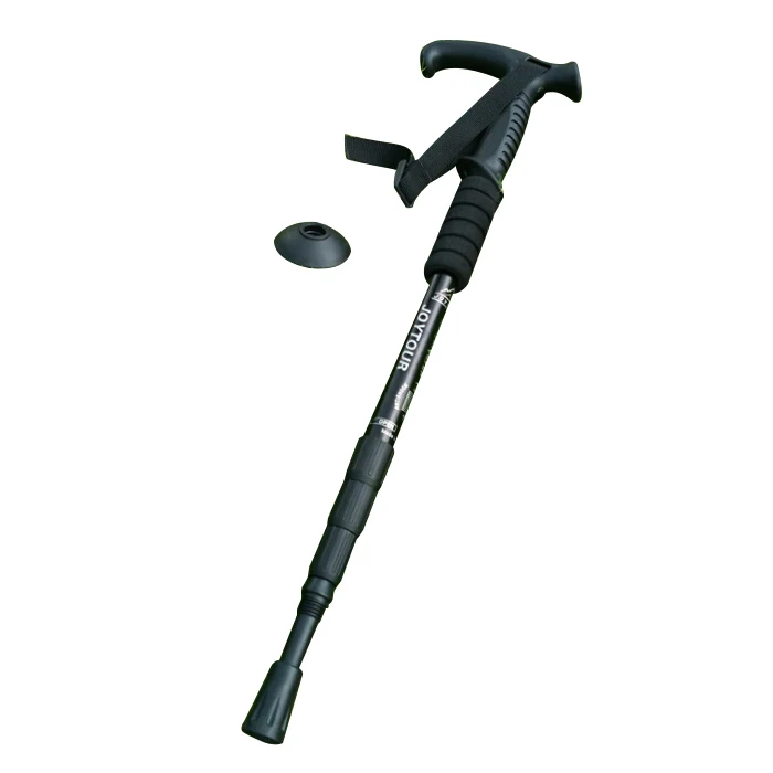 Caliente 55 cm-110 cm 4 Sección senderismo montaña Trekking antichoque Trail polos aleación de aluminio ajustable palos bastones Caliente 55 cm-110 cm 4 Sección senderismo montaña Trekking antichoque Trail polos aleación de aluminio ajustable palos bastones