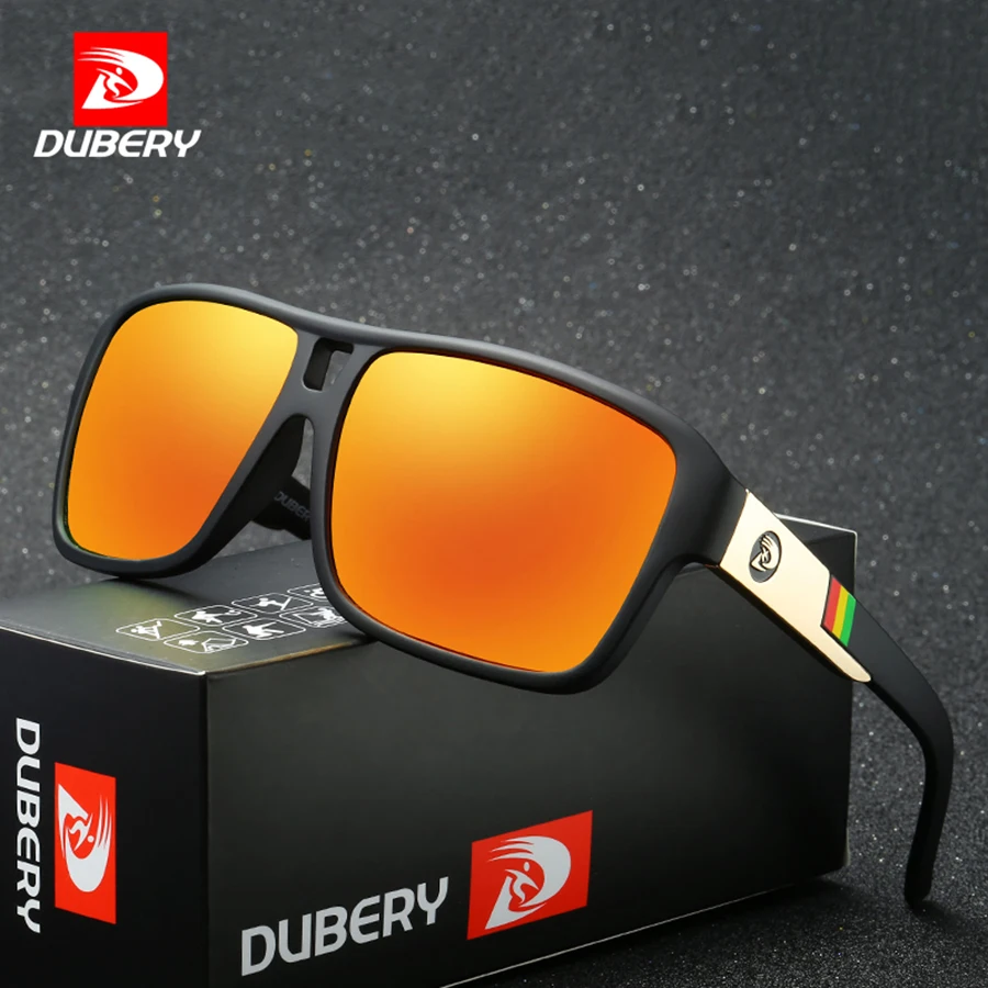 

DUBERY 2019 Men's Polarized Dragon Sunglasses Driving Sun Glasses Men Women Sport Fishing Luxury Brand Designer Oculos
