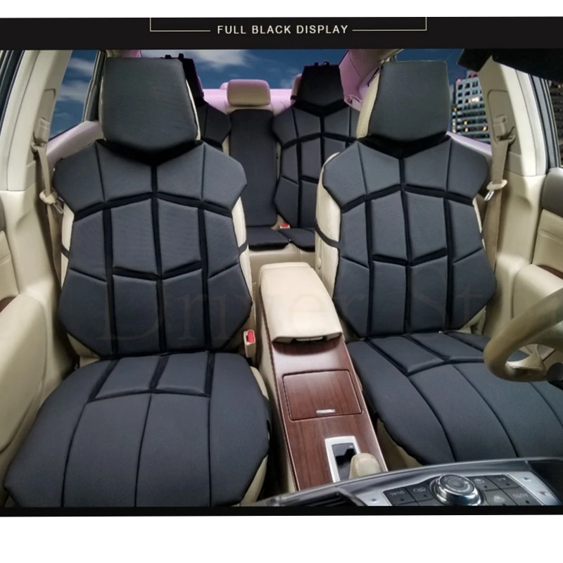 Car Seat Cover Microfiber Leather Soft Cushion For 2/5/7 Seat for