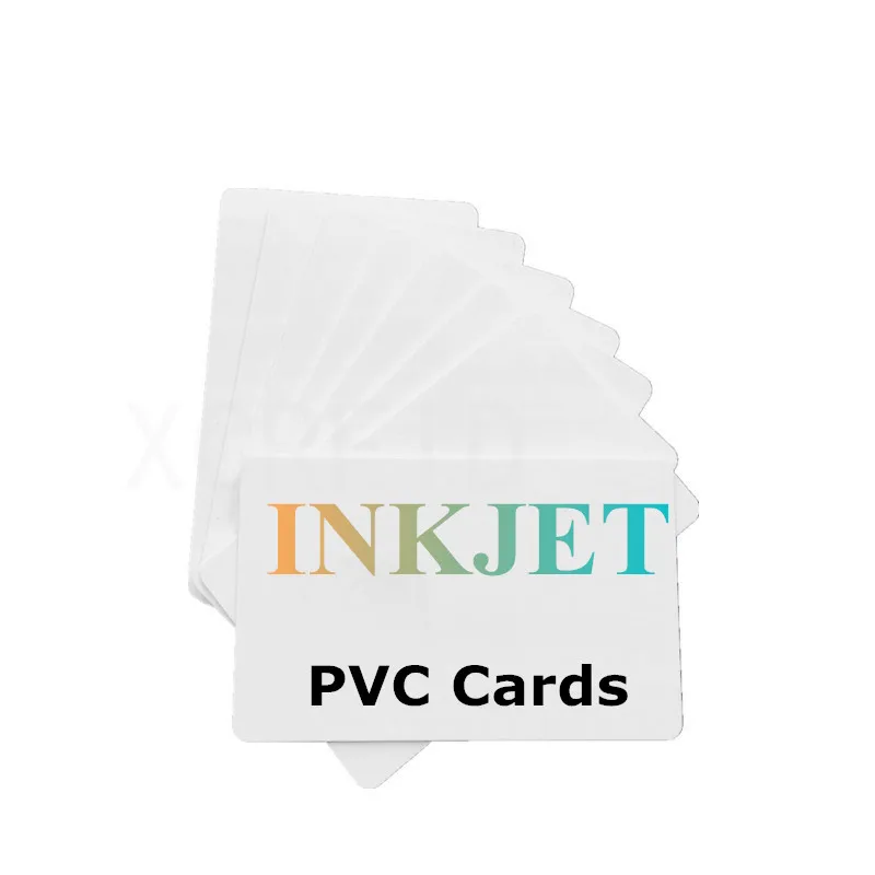 2300 pcs 잉크젯 인쇄용 pvc id 카드 향상된 잉크 수용 코팅 방수 및 양면 인쇄 잉크젯 빈 pvc 카드|card ...