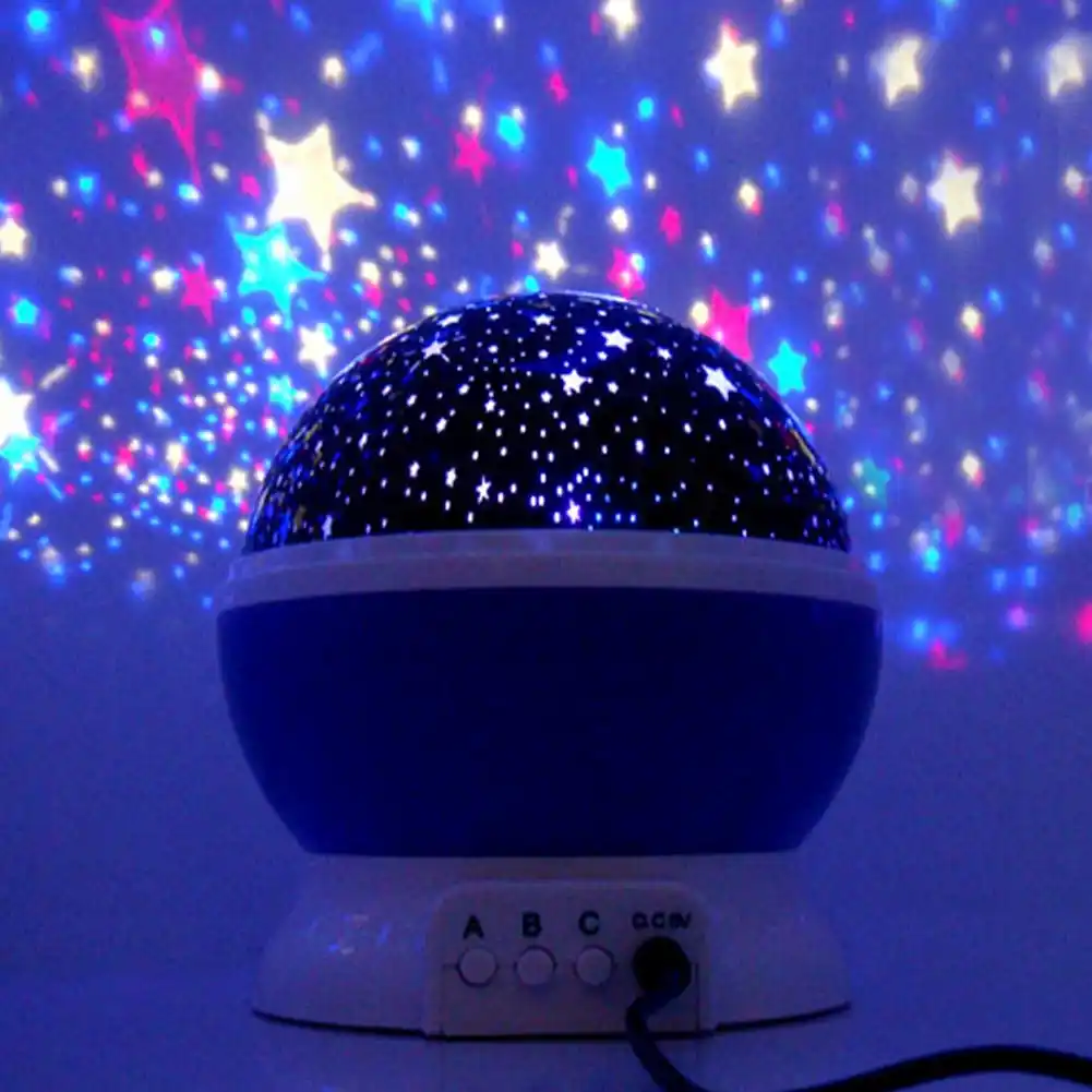 Auto-Rotierenden Romantische Kosmos-stern-nacht Sternenhimmel Mond Projektor Lampe Batterie USB Led-nachtlicht Lampe Für Kinder Schlafzimmer Auto-Rotierenden Romantische Kosmos-stern-nacht Sternenhimmel Mond Projektor Lampe Batterie USB Led-nachtlicht Lampe Für Kinder Schlafzimmer