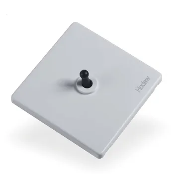 

Home Furnishing Wall Switch Socket, 86-Mounted Retro-White Retro, Open A Double Control Switch Panel, PC 220V 10A