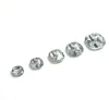 30pcs All-match clear &black acrylic buttons square coat buttons sweater button 4