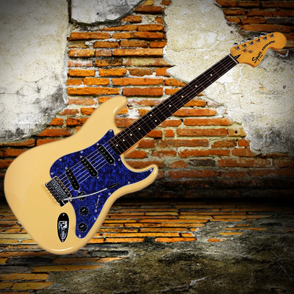 3 capas SSS Guitarra Pickguard placa para ST estilo Guitarra eléctrica Guitarra Pickguards 3 colores Avaliable Guitarra Accesorios