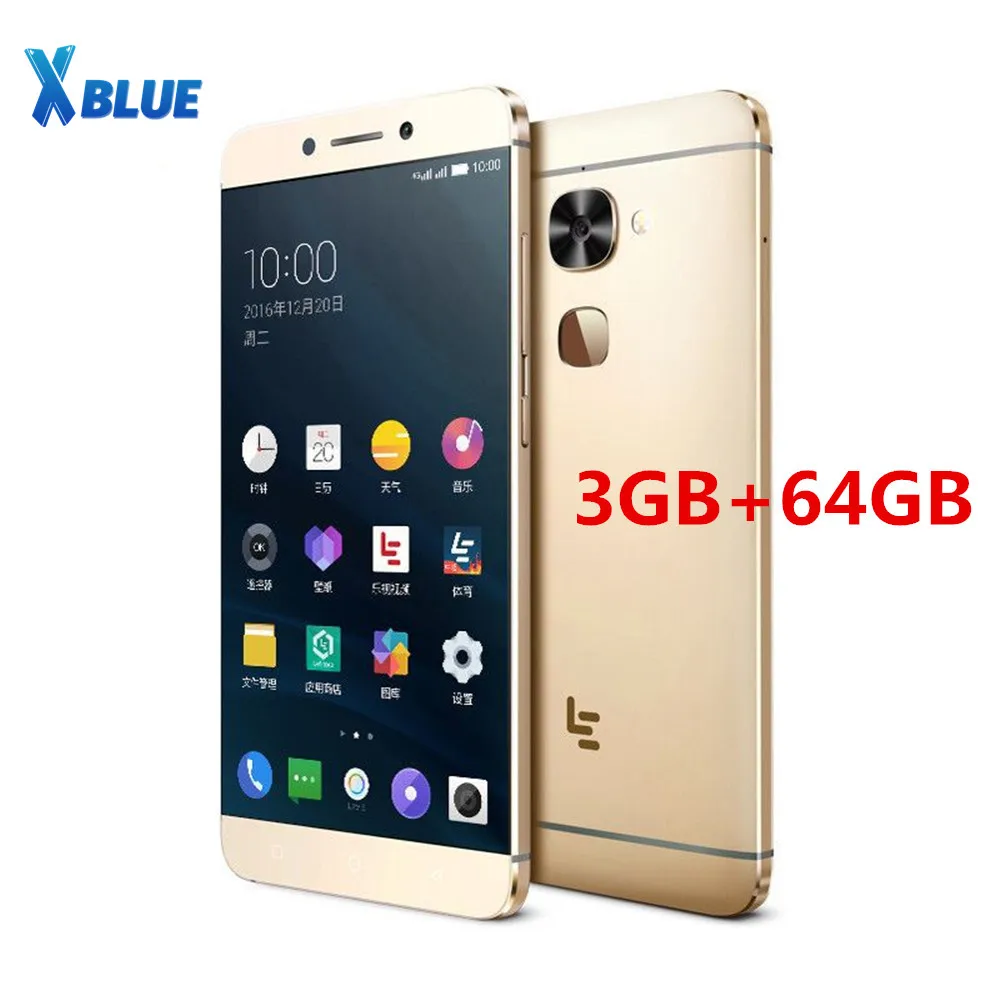 LeEco LeTV Le X526 3 ГБ ОЗУ 64 Гб ПЗУ 3000 мАч Восьмиядерный процессор Snapdragon 652 передний 8.0MP