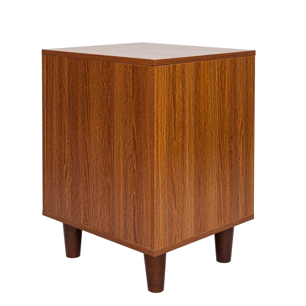Density Board Night Stands with Drawer White Table Bedside Shelf Drawer Bedroom Furniture Storage for Living Room (9)