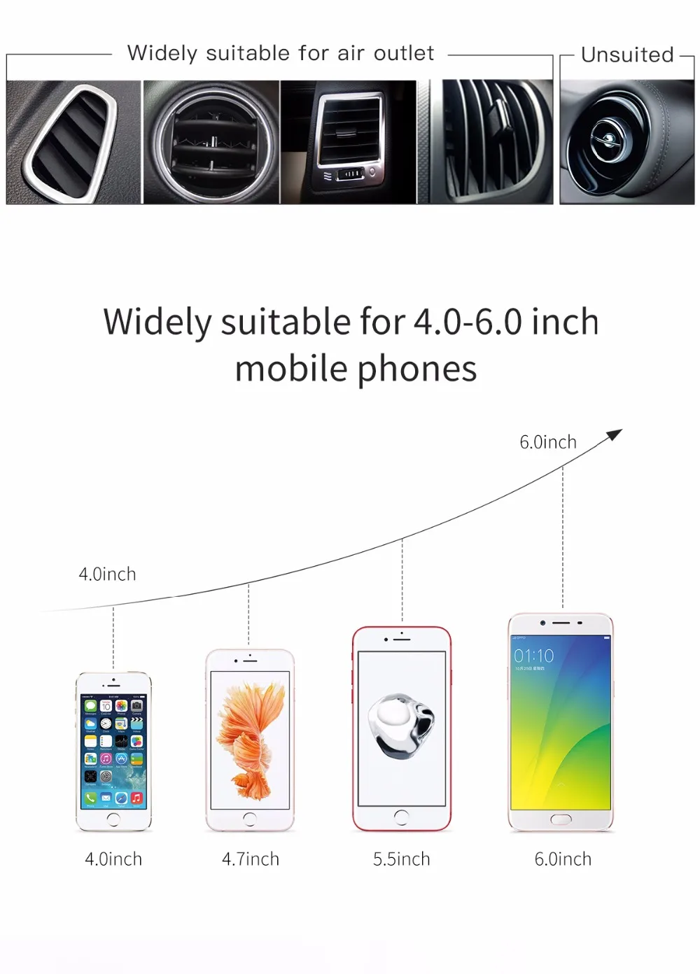 cell phone stand for desk Baseus Car Phone Holder for iPhone X 8 Samsung GPS Mobile Phone 360 Degree Universal Magnetic Holder Stand Car Air Vent Mount phone stand holder