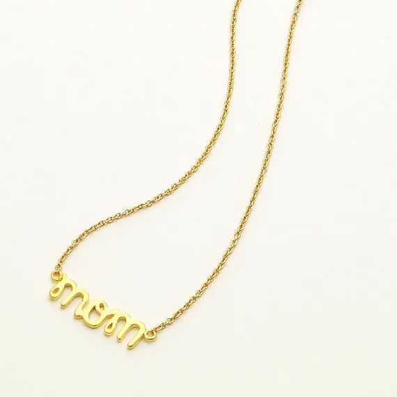 simple mom necklace
