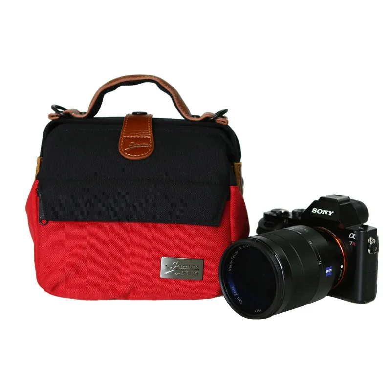 Roadfisher Small Size Watearproof Folding Camera Protect Bag With Rain Cover For Sony A7+24-70 Nikon J1+10-30MM And Canon 1100D |