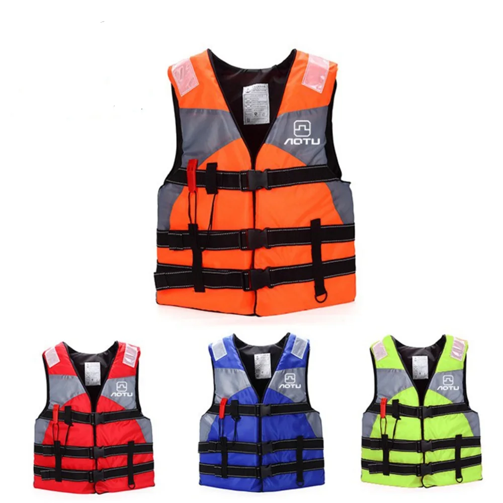 Adults increase professional swimming life jacket drifting fishing suit