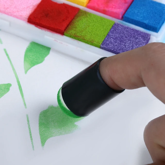 3pcs Sponge Daubers Foam Brushes for Painting Ink Crafts Chalk Card Making