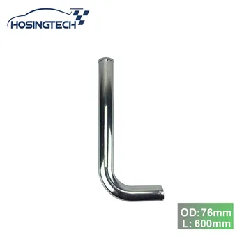 

HOSINGTECH-Universal Car High Flow diameter 3'' 76mm Pipe length 600mm Cold Air Intake Tubes System