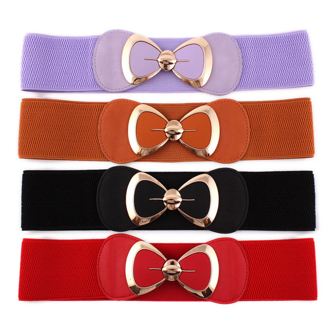 2018 Hot Women Ladies Girls Fashion Wide Belt Fabric Belts Elastic ...