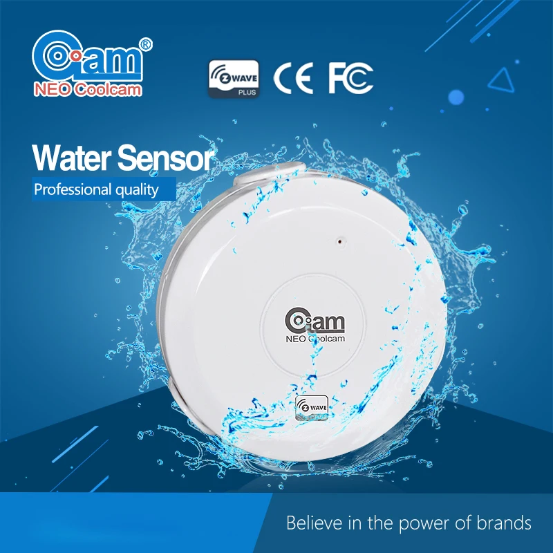 

NEO Free shipping NAS-WS01Z Z wave Flood Water Leak Alarm Sensor Water Leakage Sensor Z-wave Sensor Alarm Home Automation System