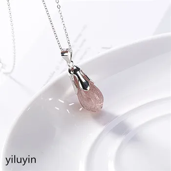 

KJJEAXCMY Fine jewelry S990 pure silver peacock peacock hollowed mosaic jade blue sand stone Hong Kong Jade Pendant