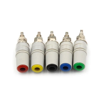 

4PCS banana jack 30A current 4mm banana plug M5X45 binding post Terminal