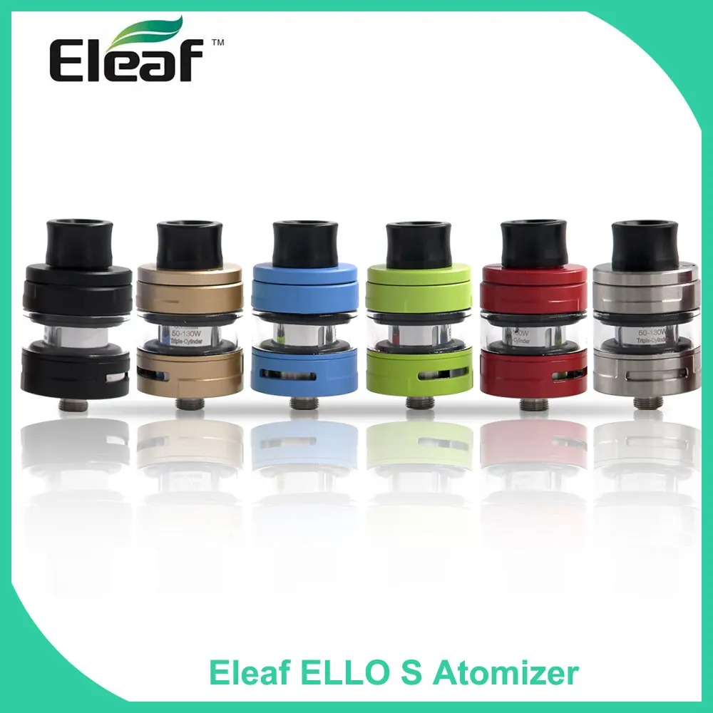 

Original Eleaf ELLO S atomizer with 2ml E-liquid 510 thread use HW3 and HW4 coils fit for iStick Tria vape kit