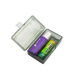 2*18650 Батарея случае Батарея коробка для хранения прозрачный жесткий Пластик Батарея защитный держатель для 18650 Батарея