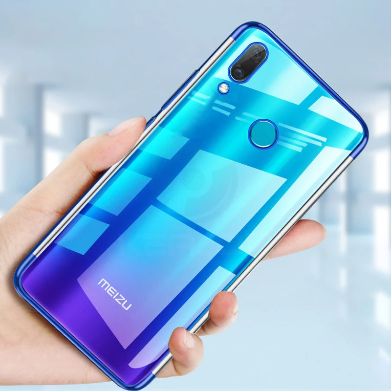 Чехол Keajor для Meizu Note 9, чехол, мягкое покрытие, ТПУ, силикон, Роскошный прозрачный бампер, чехол для Meizu Note 9, чехол для телефона