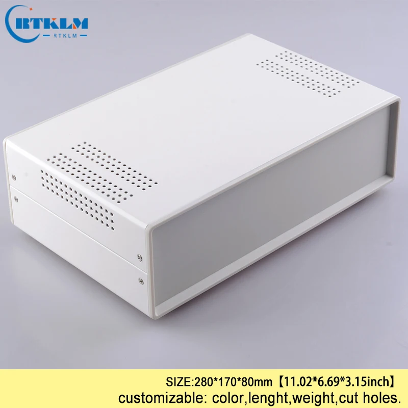 

DIY junction box switch distribution case Custom diy Iron project box for electronic housing instrument box 280*170*80mm